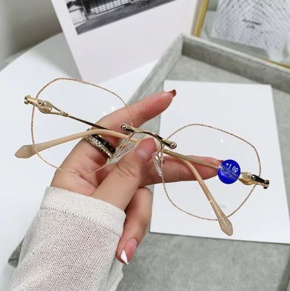 ✨ Premium Double-Shaded Rimless Fashion Glasses ✨