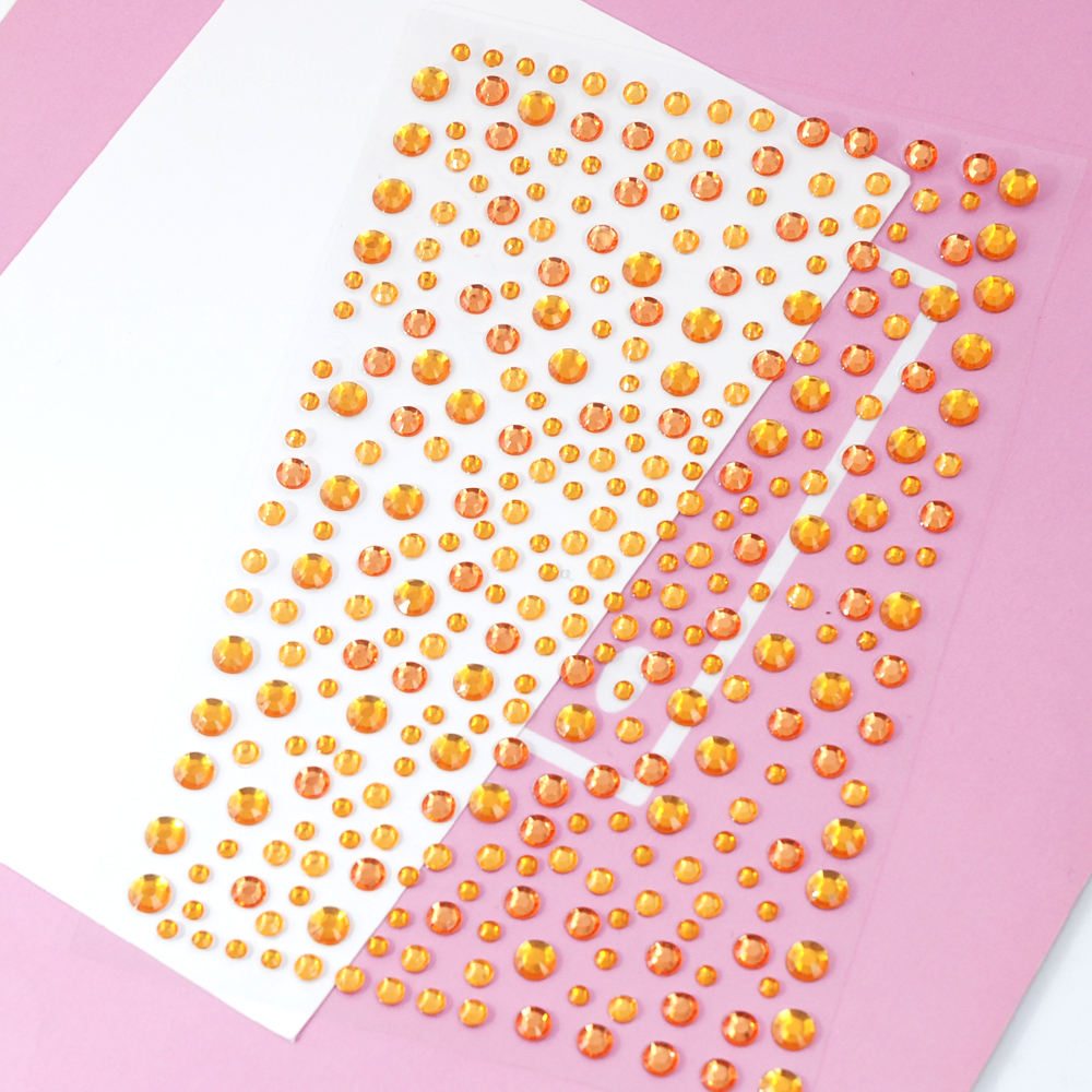 Acrylic Rhinestone Decorative Beans