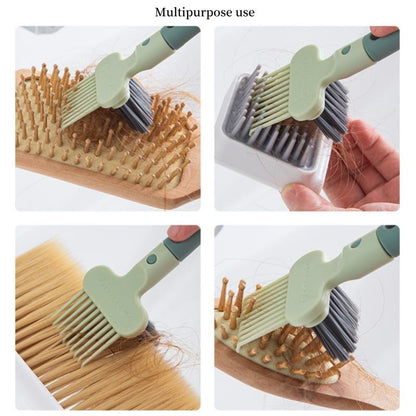 🧹 2-in-1 Hair Cleaning Brush Tool – Easy &amp; Mess-Free! ✨