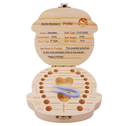 ✨ Wooden Baby Tooth &amp; Memory Box ✨