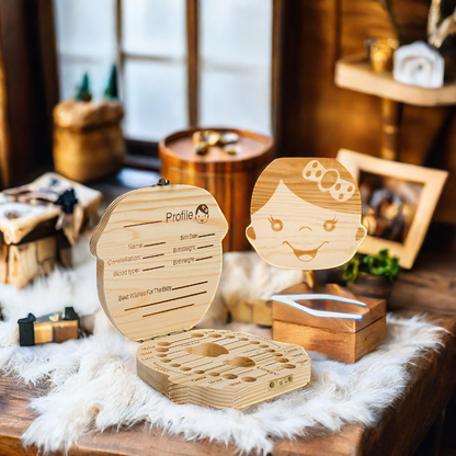 ✨ Wooden Baby Tooth &amp; Memory Box ✨