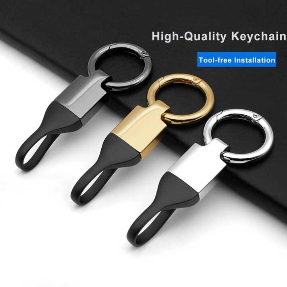 Zinc Alloy TPU Car Key Chain