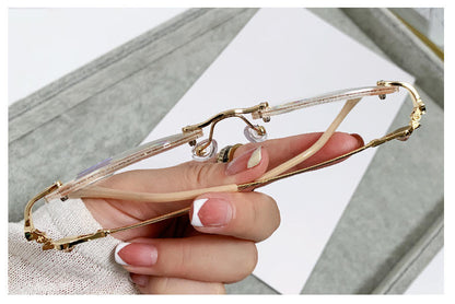 ✨ Premium Double-Shaded Rimless Fashion Glasses ✨