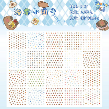 🐾 Cute Cartoon Character Stickers