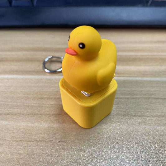 🐥 Duckeys Mini Mechanical Keychain — The Cutest Click Ever!