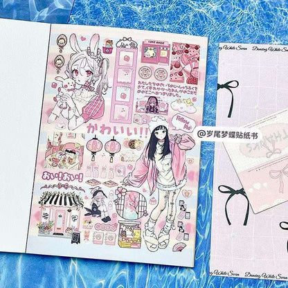 🌸✨ Anime Sticker Book – Aesthetic Collection ✨🌸