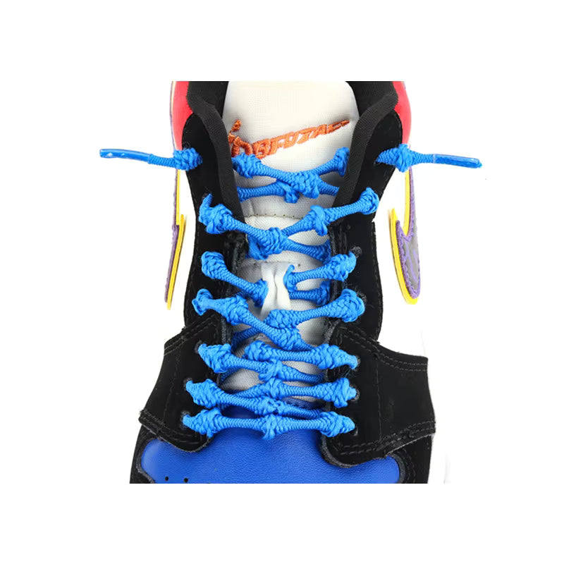 Vibrant Knotted Rope Shoelaces for Sneakers – Bold Style & Secure Fit