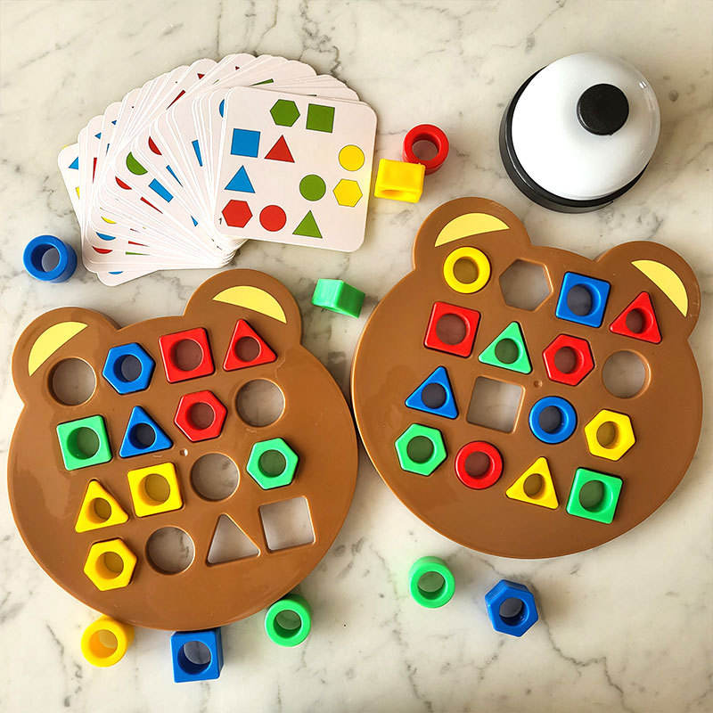 🧸 Bear Shape Matching &amp; Memory Game 🧠✨