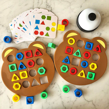 🧸 Bear Shape Matching &amp; Memory Game 🧠✨