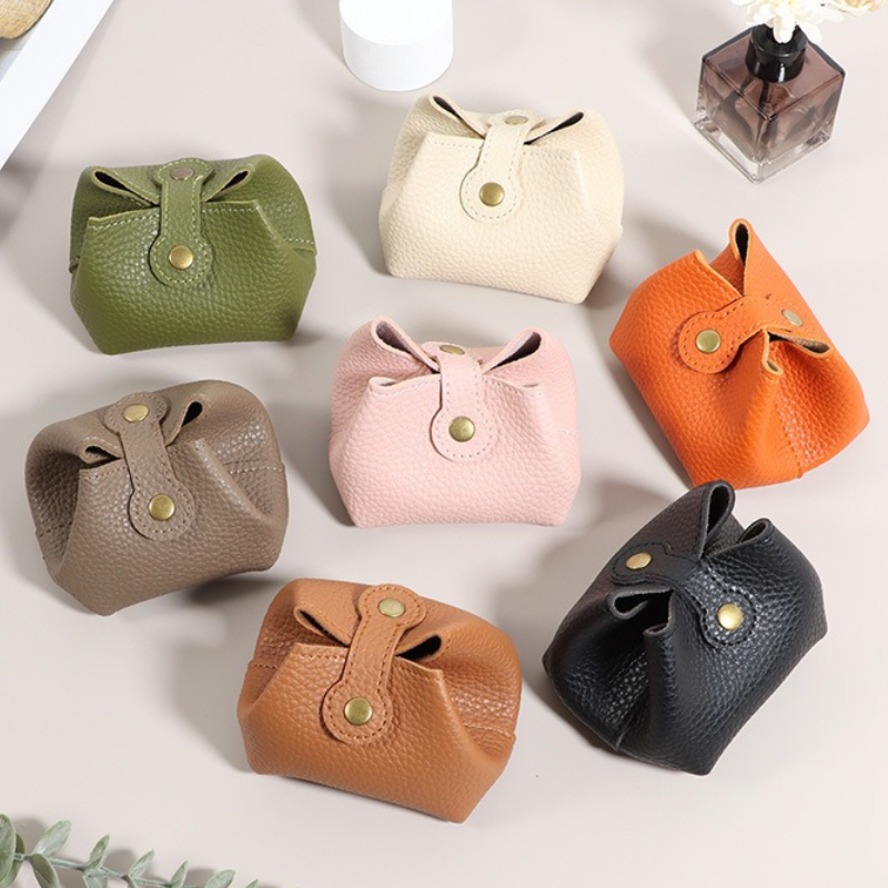 Leather Coin Pouch / Mini Storage Case