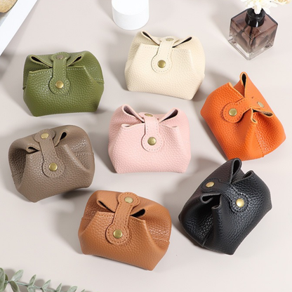 Leather Coin Pouch / Mini Storage Case