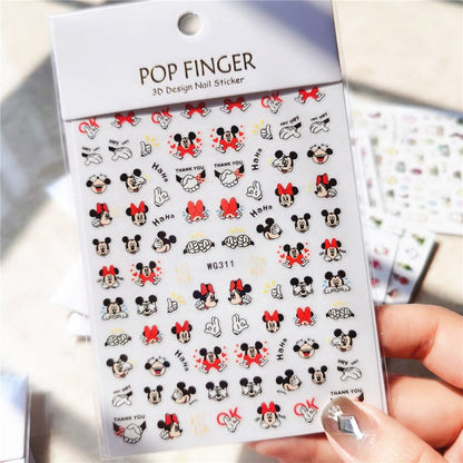 Cute Nail Decals Stickers 🧁💅
