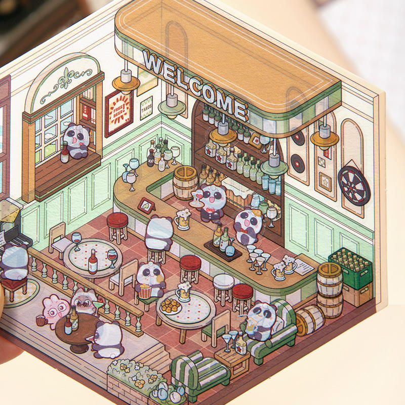 Mini Cartoon Bakery Playset Board 🧁🍞