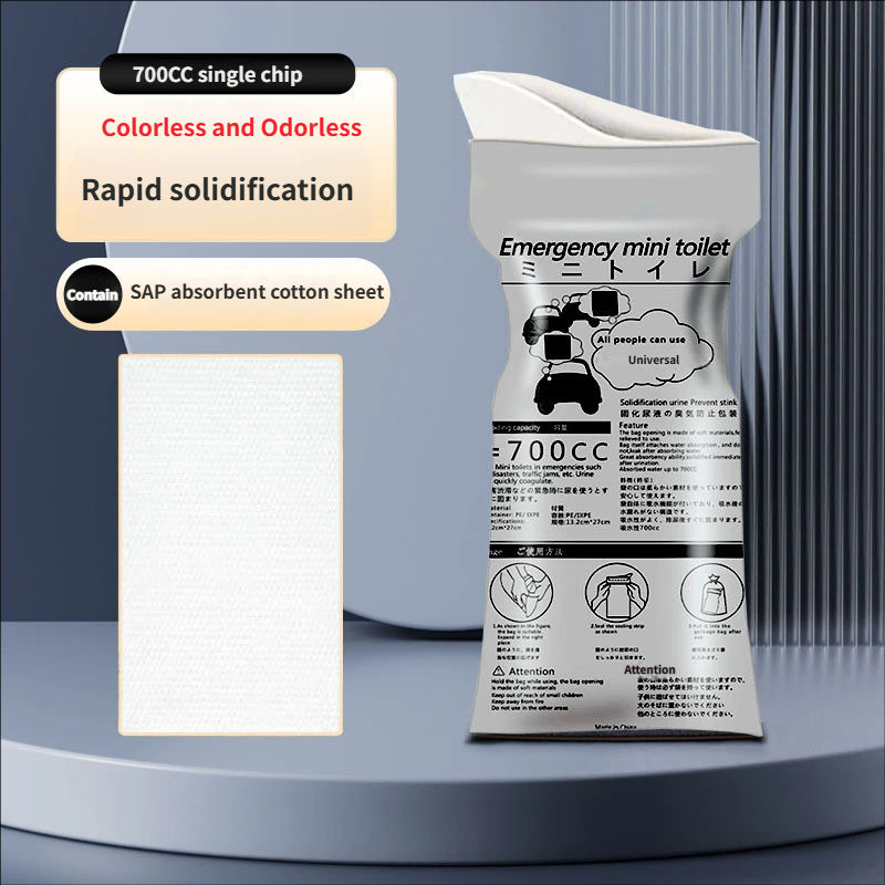 🚻 Emergency Mini Toilet Bags – Portable Hygiene Solution 🚻