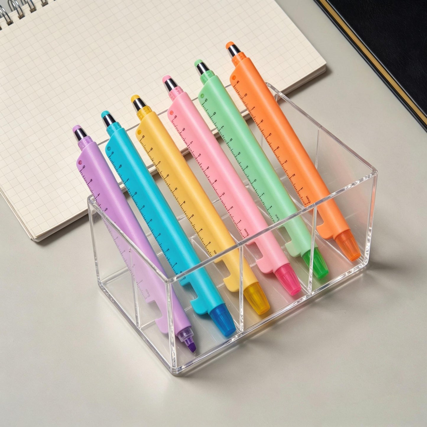 Multifunction 4 in 1 Highlighter Pen