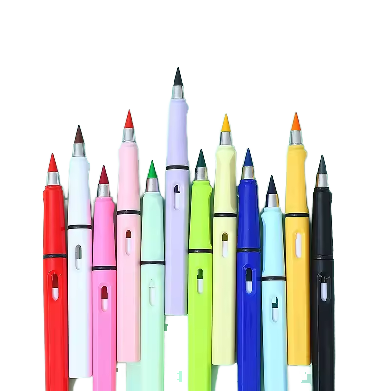 Refillable Lead Eternal Rainbow Crayon Pens for Kids & Artists