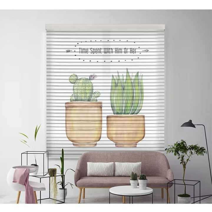 no drill printed blinds for windows