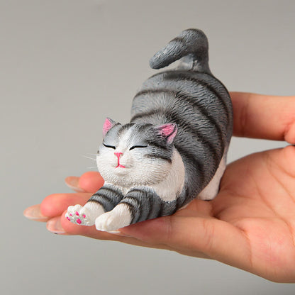 Adorable Lazy Kitty Desk Ornament 😸💤