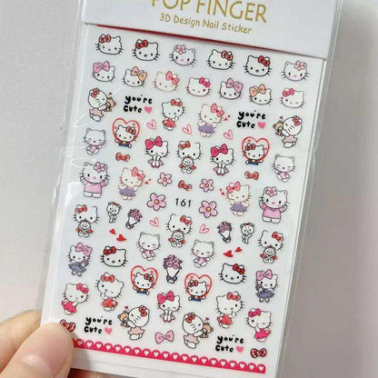Cute Nail Decals Stickers 🧁💅
