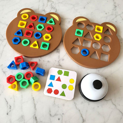 🧸 Bear Shape Matching &amp; Memory Game 🧠✨