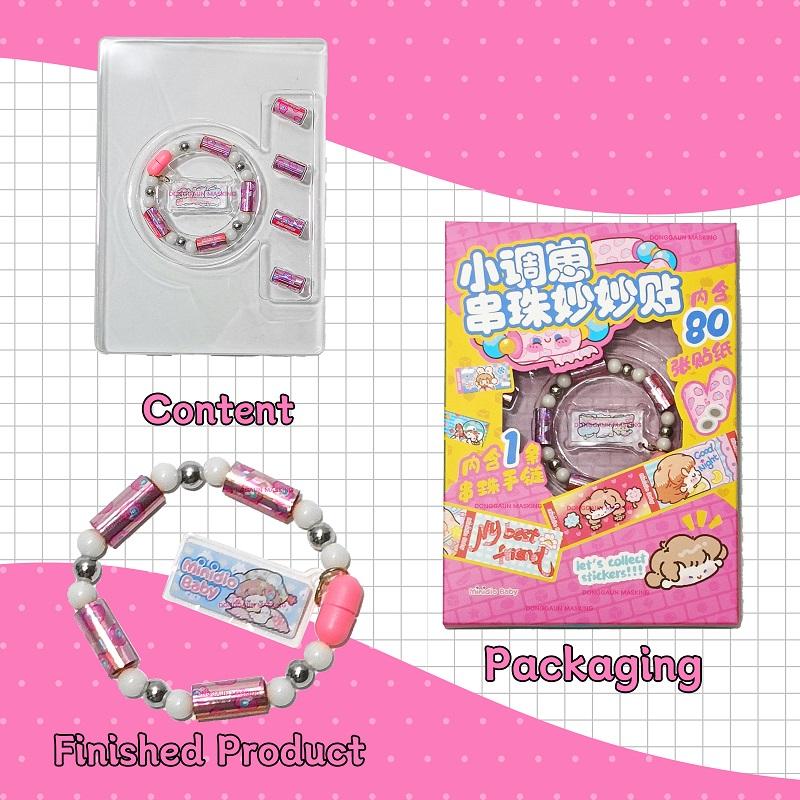 ✨ Cute Sticker Beads Bracelet Kit ✨