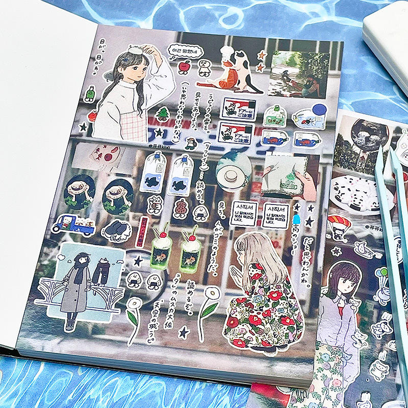 🌸✨ Anime Sticker Book – Aesthetic Collection ✨🌸