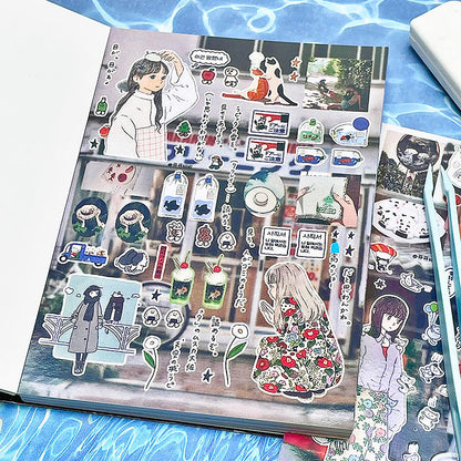 🌸✨ Anime Sticker Book – Aesthetic Collection ✨🌸