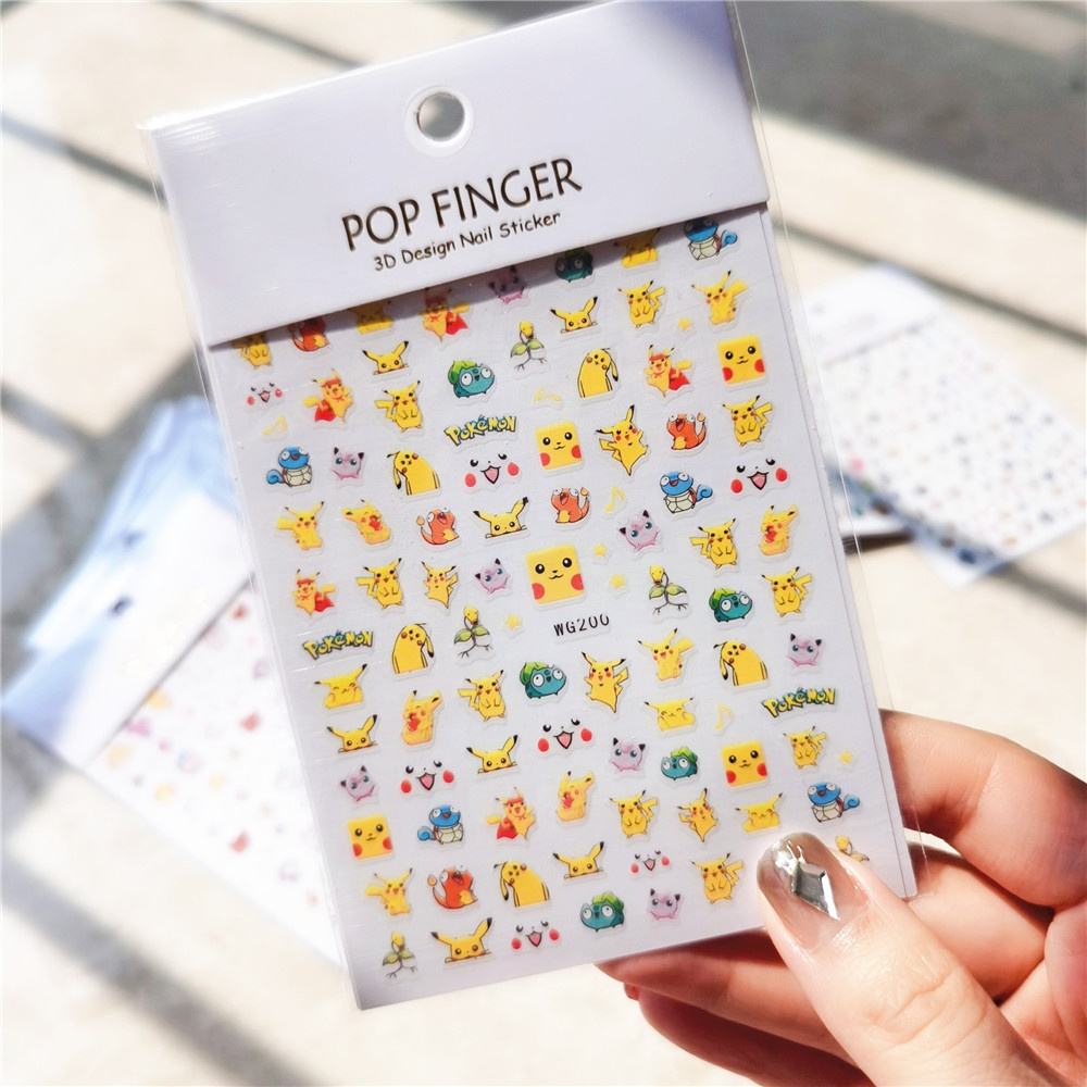 Cute Nail Decals Stickers 🧁💅