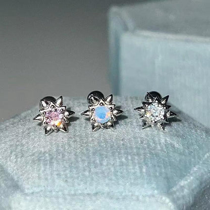 ✨ Starburst Crystal Stud Earrings – Dainty & Trendy 🌟