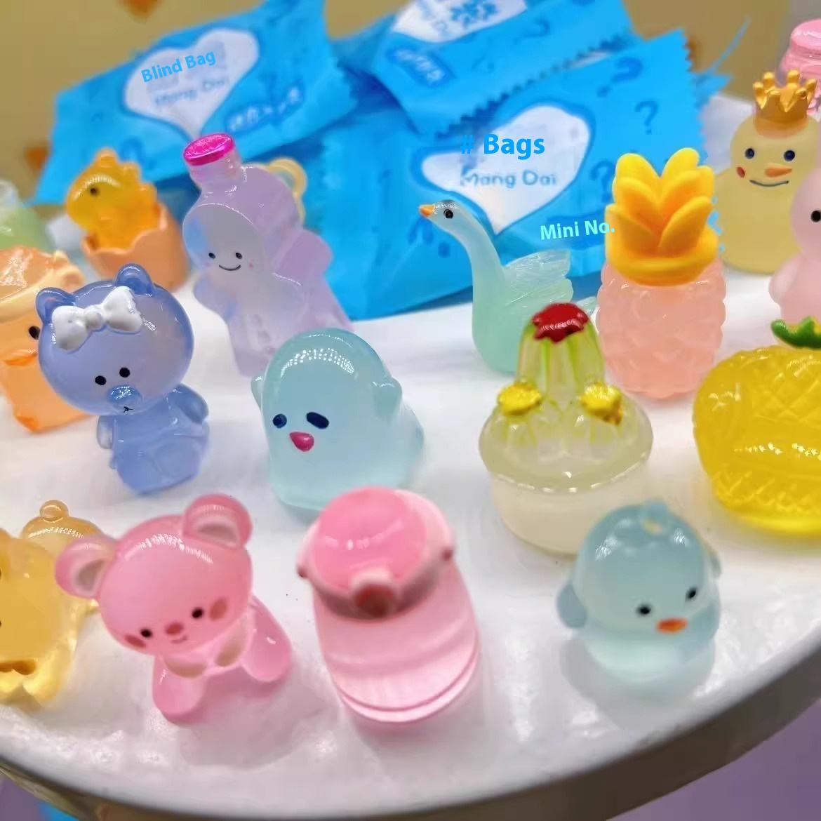 Mini Animal Toys PVC Stuffed Collectible Figures for Kids