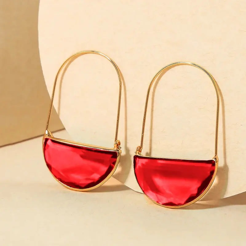 Elegant Emerald Statement Earrings ✨
