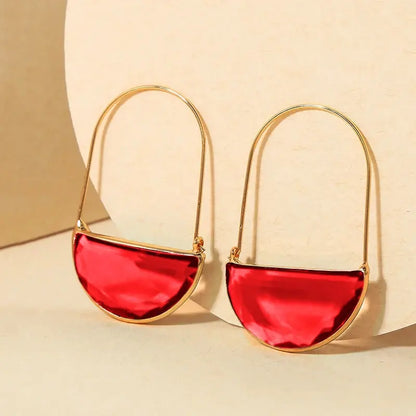 Elegant Emerald Statement Earrings ✨