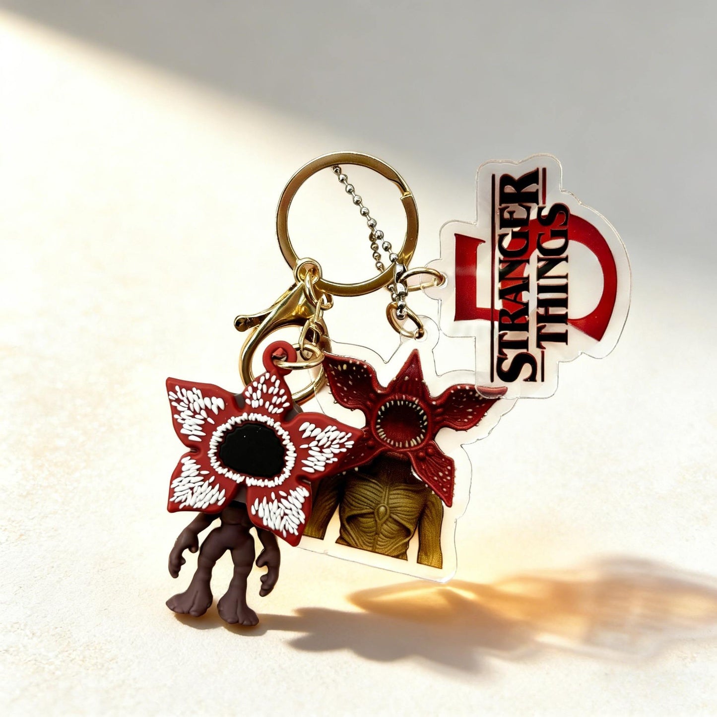 🌟 Stranger Things Inspired Keychain