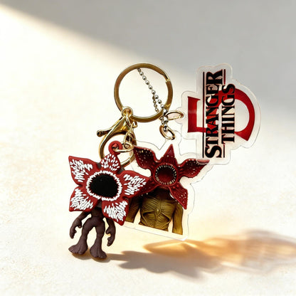 🌟 Stranger Things Inspired Keychain
