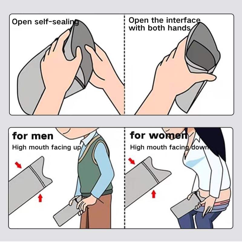🚻 Emergency Mini Toilet Bags – Portable Hygiene Solution 🚻