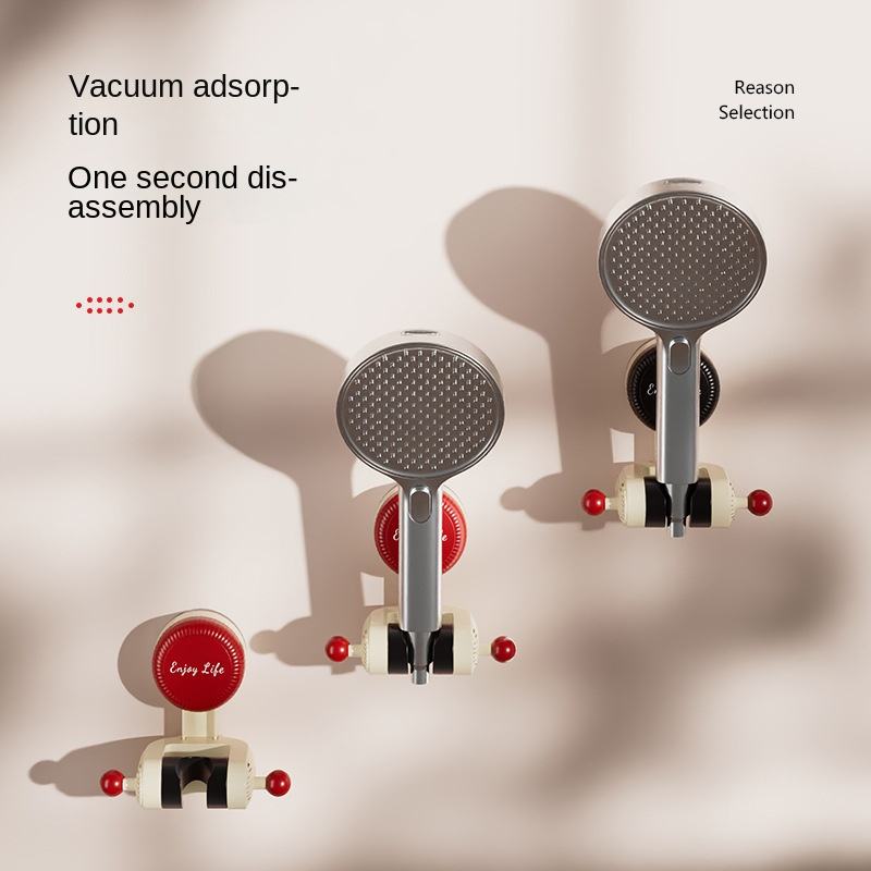 🚿 Adjustable Suction Cup Shower Head Holder