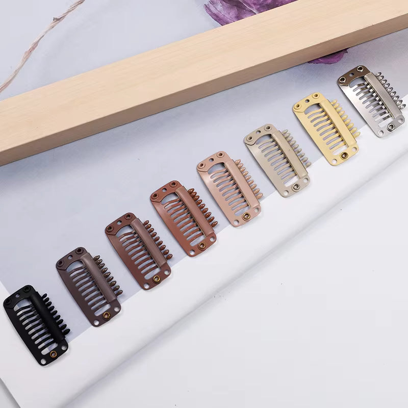 Metal Snap Hair Clips for Wigs & Extensions – Secure & Comfortable Hold 🌟