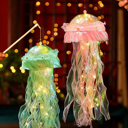 ✨Glitter Jellyfish Lamp