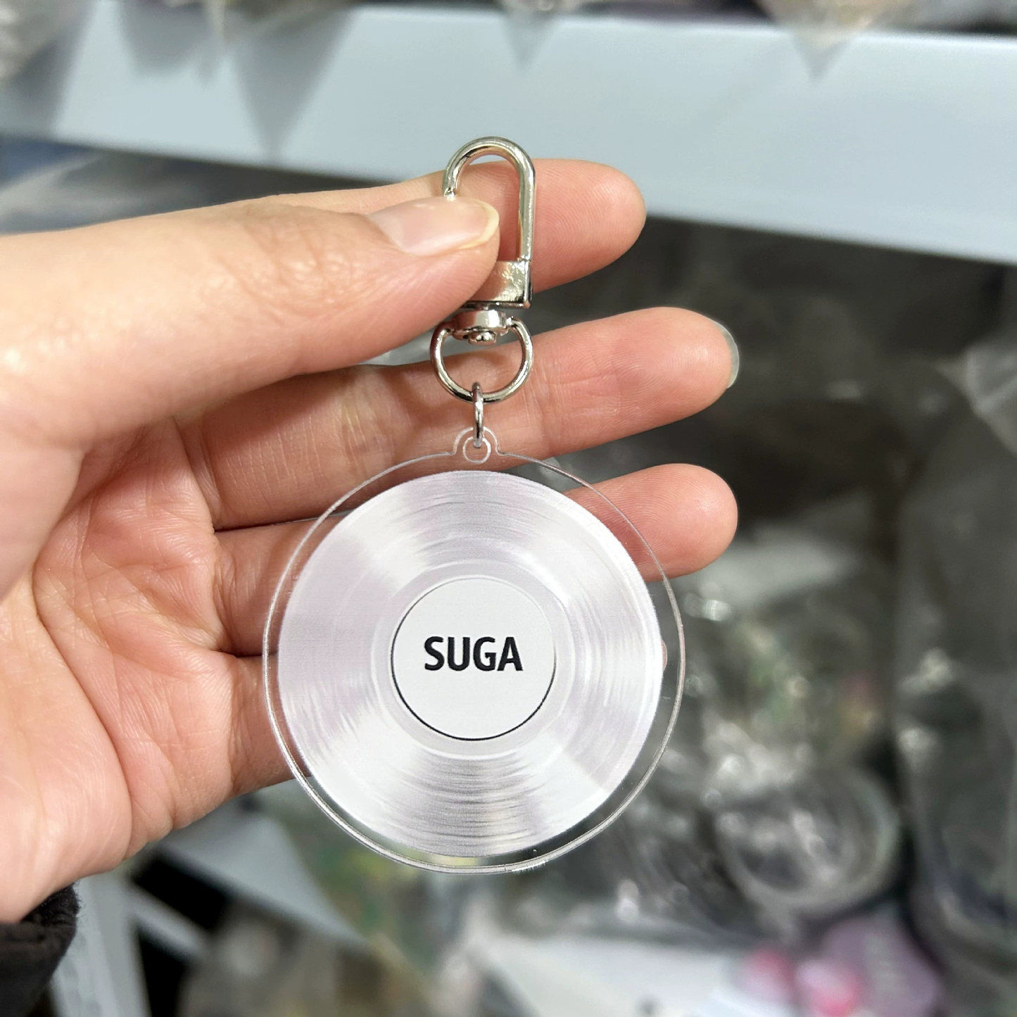 🎧 BTS Album CD Keychain – Stylish ARMY Collectible 💜