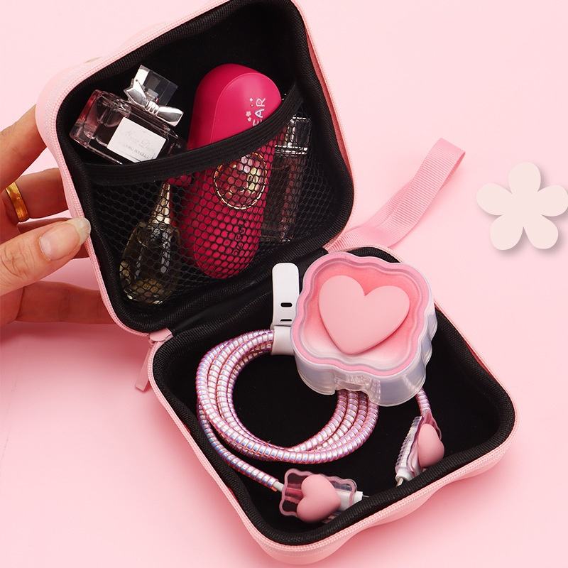 🎀 Bow Charger &amp; Accessories Pouch