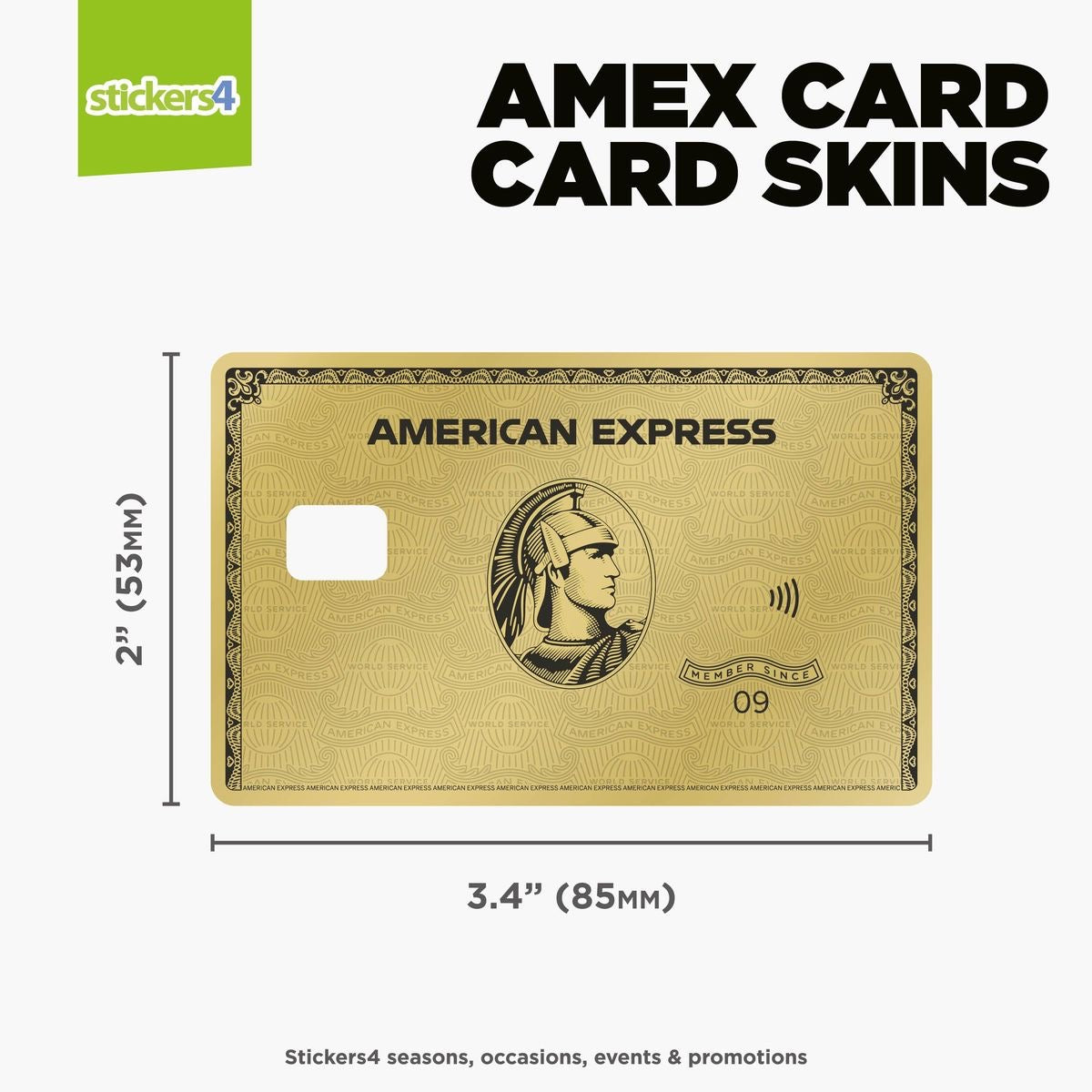 Amex Card Stickers