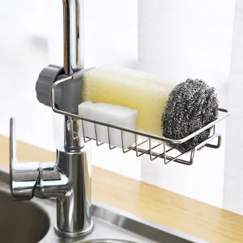 Stainless Steel Kitchen Faucet Drain Rack