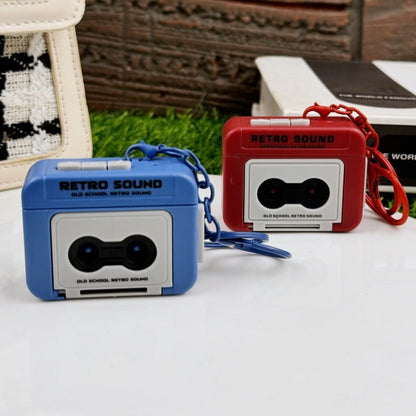 Retro Vintage Keychain Cassette Voice Recorder