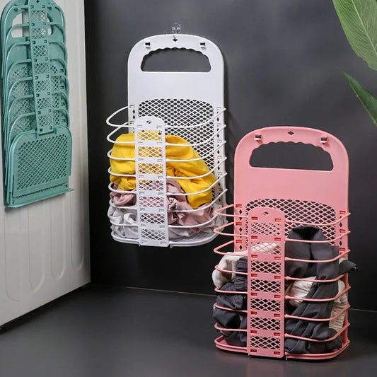 Large Foldable Plastic Laundry Hamper