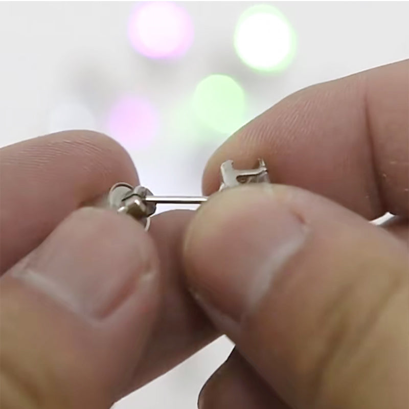 LED Ear Studs Ring Shinning Light ( 1 Pair )