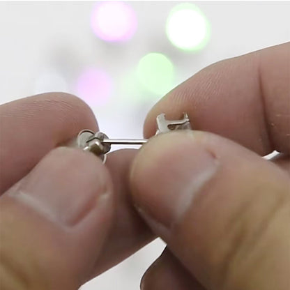 LED Ear Studs Ring Shinning Light ( 1 Pair )