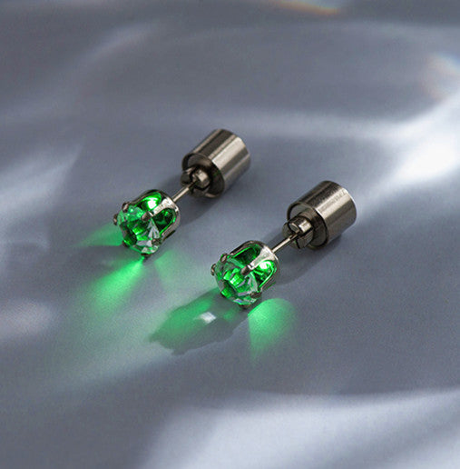 LED Ear Studs Ring Shinning Light ( 1 Pair )