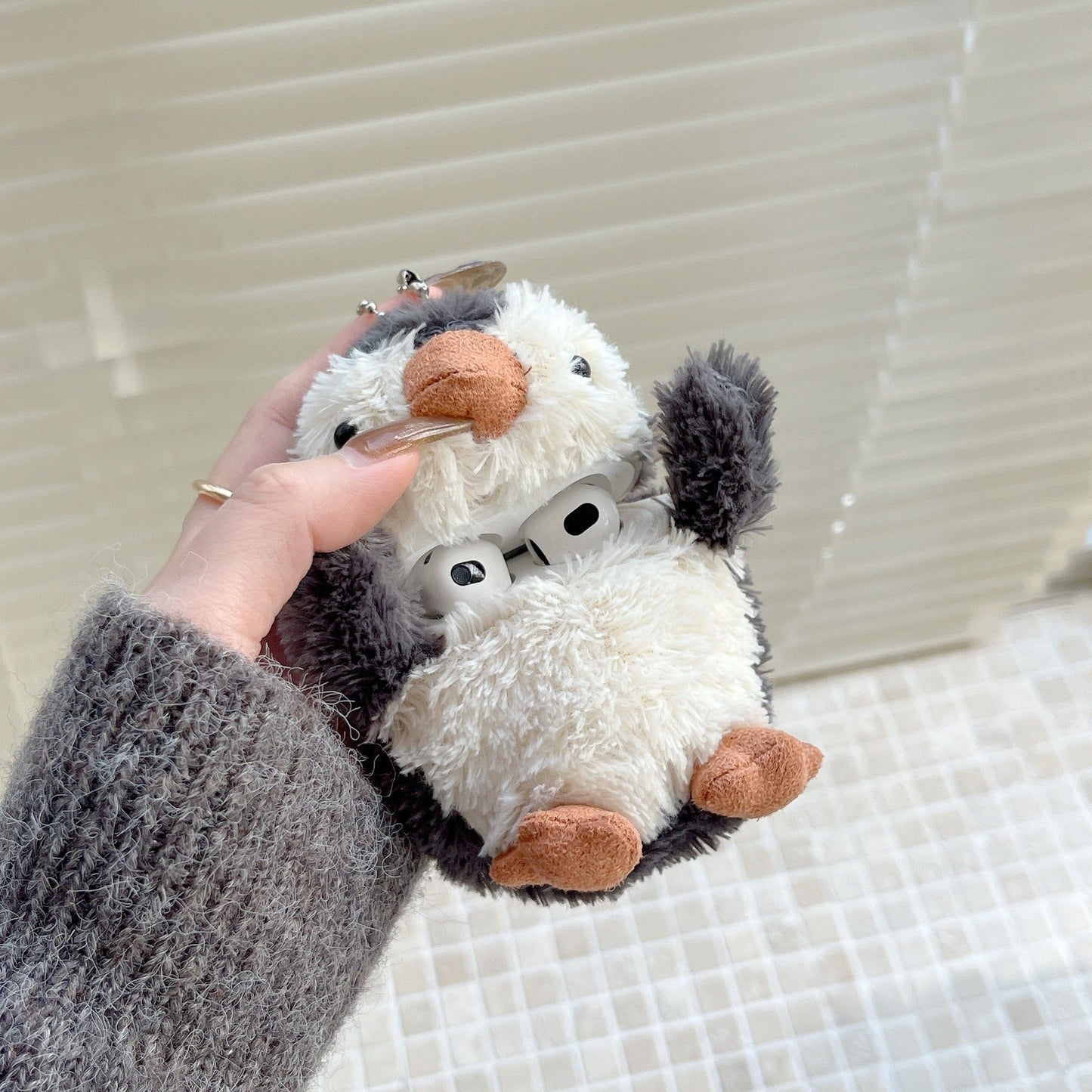 Penguin Airpod  Keychain