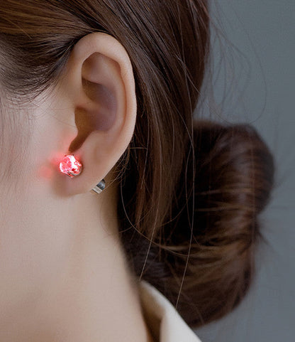 LED Ear Studs Ring Shinning Light ( 1 Pair )