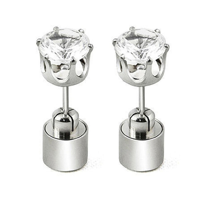 LED Ear Studs Ring Shinning Light ( 1 Pair )